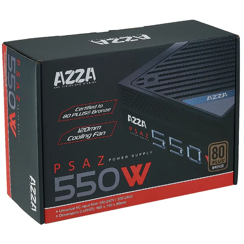 Блок питания 550W AZZA PSAZ-550W - фото 4