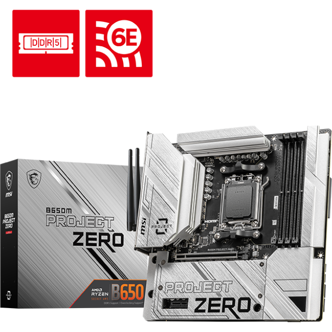 Материнская плата MSI B650M PROJECT ZERO - фото 6