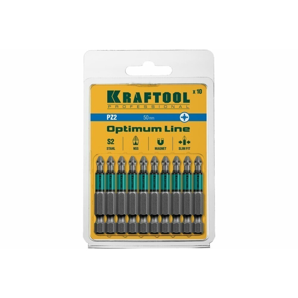 Набор бит KRAFTOOL 26124-2-50-10 - фото 3