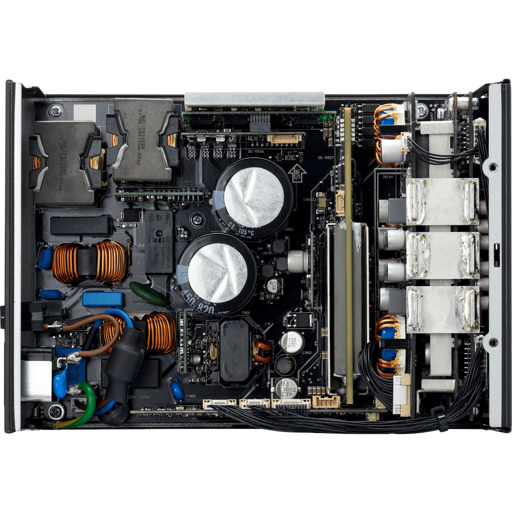 Блок питания 1600W ADATA XPG FUSION 1600 TITANIUM - FUSION1600T-BKCEU - фото 6