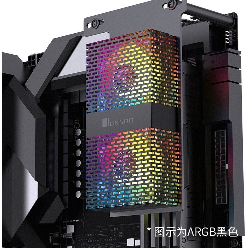 Радиатор для оперативной памяти Jonsbo NF-2 ARGB Black - фото 3