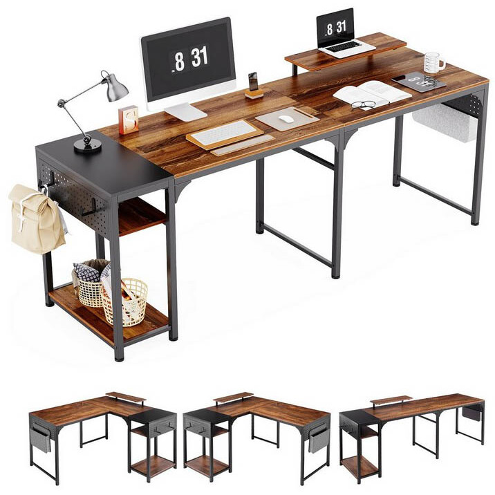 Компьютерный стол Eureka ZX-L150B-RWB - фото 2