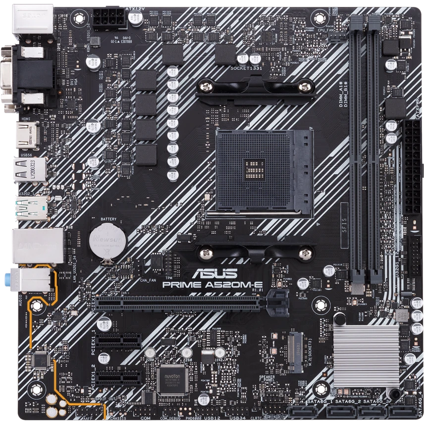 Материнская плата ASUS PRIME A520M-E/CSM