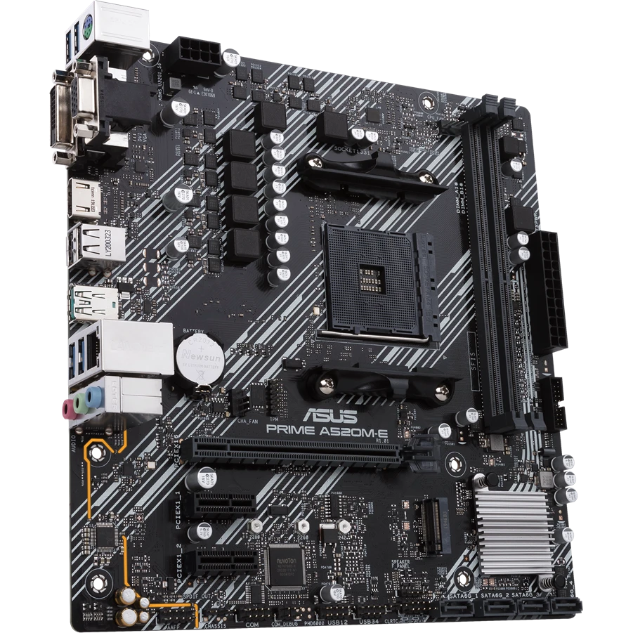 Материнская плата ASUS PRIME A520M-E/CSM - фото 2