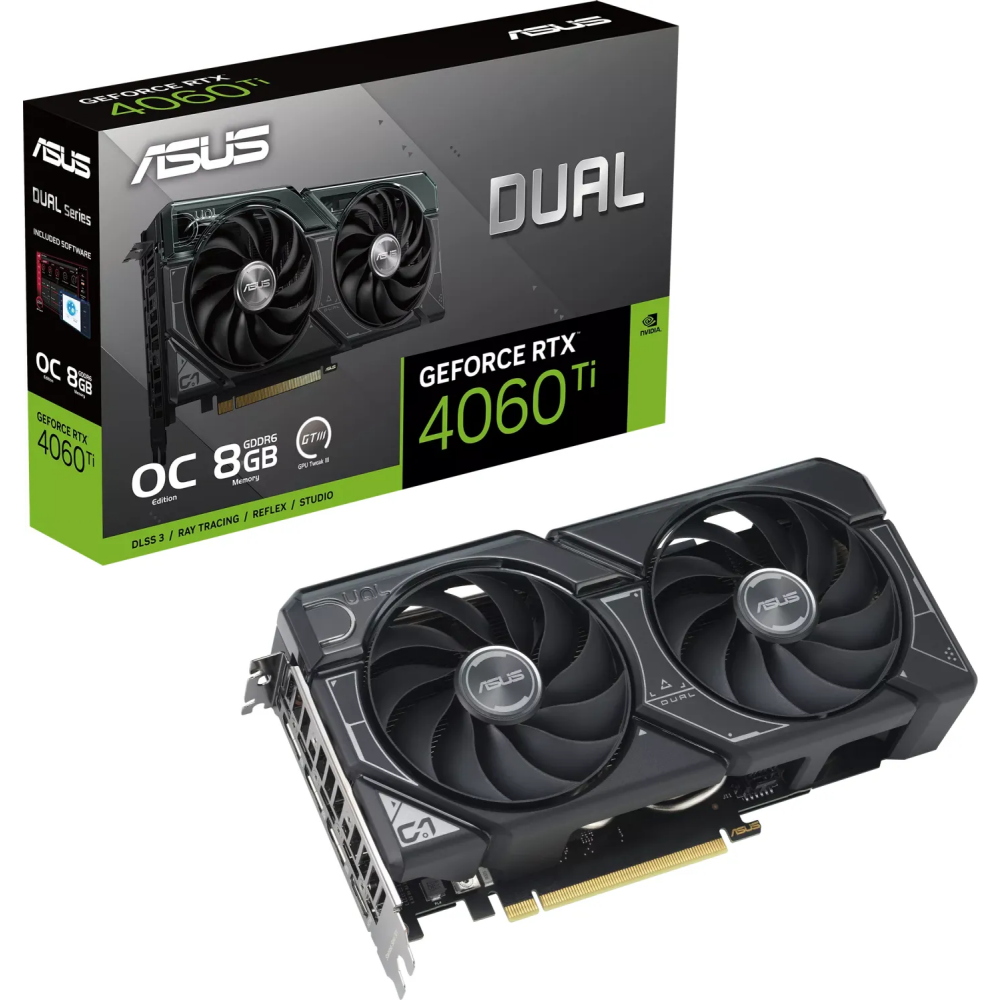 Видеокарта NVIDIA GeForce RTX 4060 Ti ASUS EVO OC 8Gb (DUAL-RTX4060TI-O8G-EVO) - фото 11