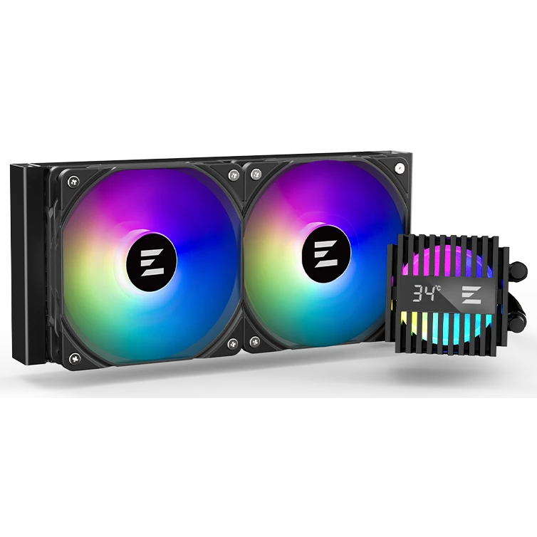 Система жидкостного охлаждения Zalman Alpha 2 A24 Black - фото 2