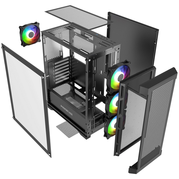 Корпус Powercase Ultimate Black - CUB-A4 - фото 8