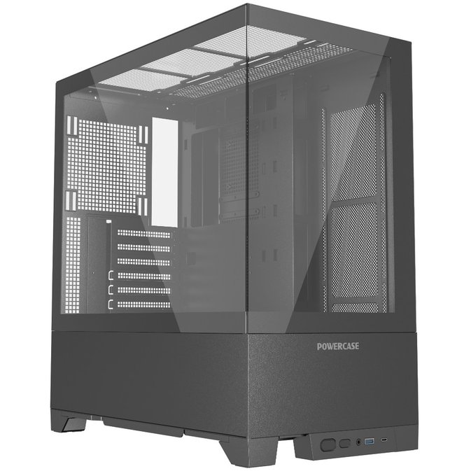 Корпус Powercase Vision Black V2 - CVBAV2-L0