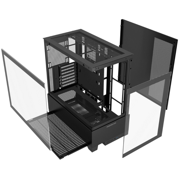 Корпус Powercase Vision Black V2 - CVBAV2-L0 - фото 7