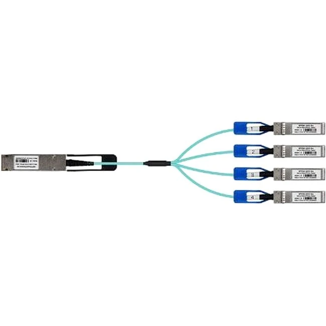 Кабель QSFP28 LR-LINK (Linkreal) LRAOC-QSFP28-4SFP28-3M