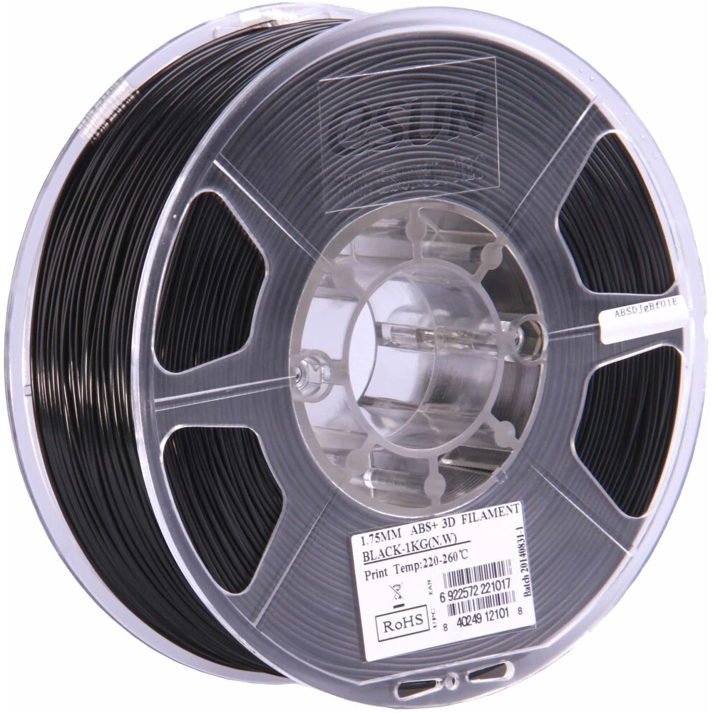 Пластик для 3D принтера eSUN ABS+ Black - Т0026660