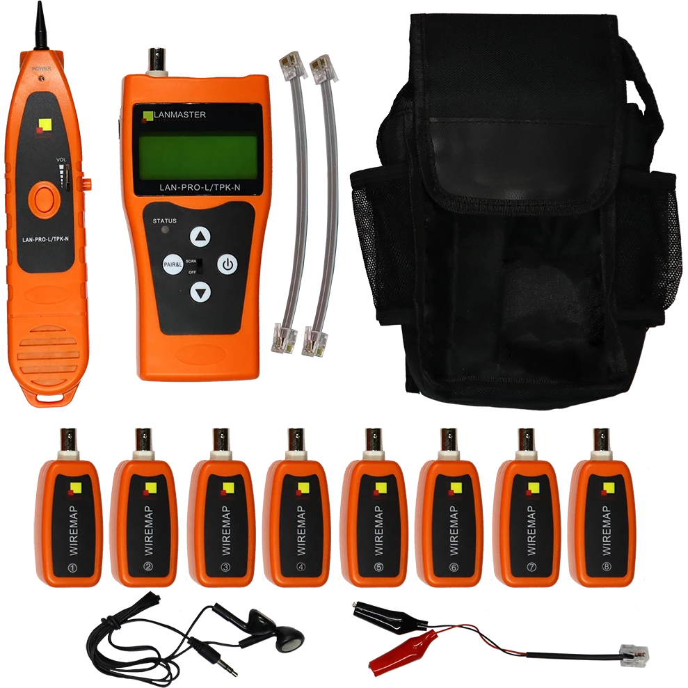 Кабельный тестер Lanmaster LAN-PRO-L/TPK-N-8R - фото 6