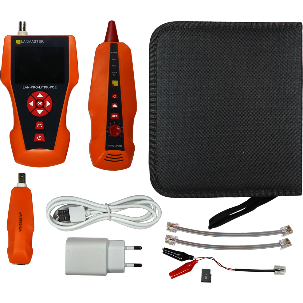 Тестер витой пары Lanmaster LAN-PRO-L/TPK-POE - фото 5