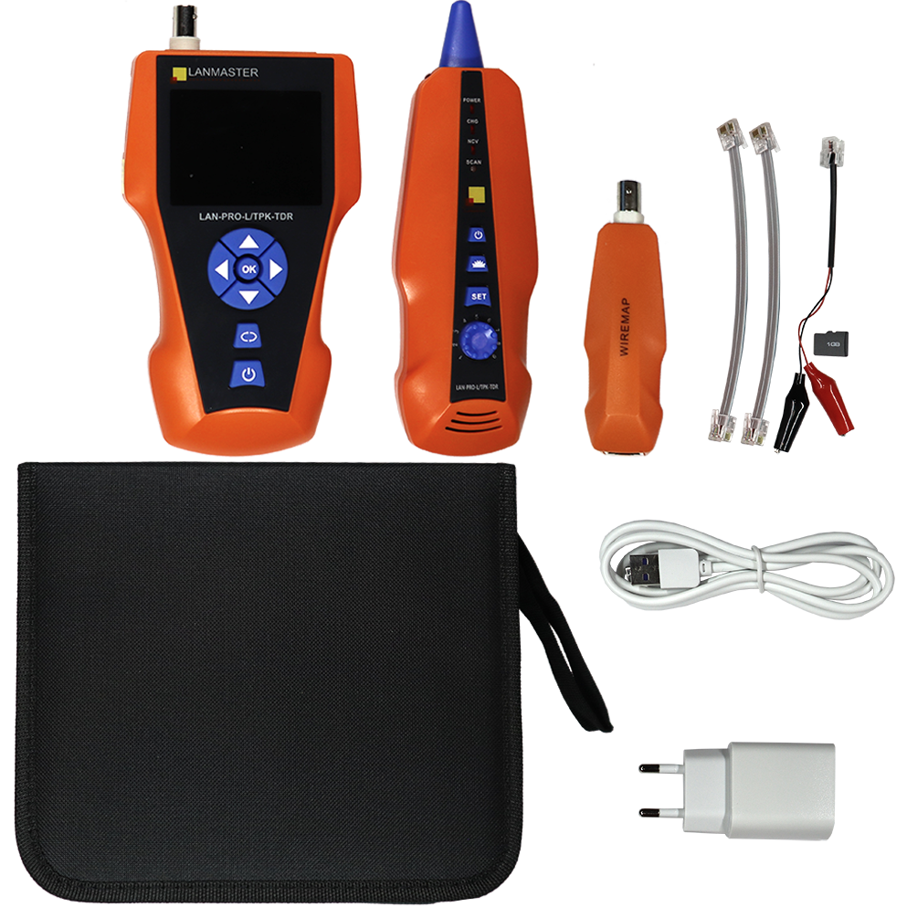 Тестер витой пары Lanmaster LAN-PRO-L/TPK-TDR - фото 5