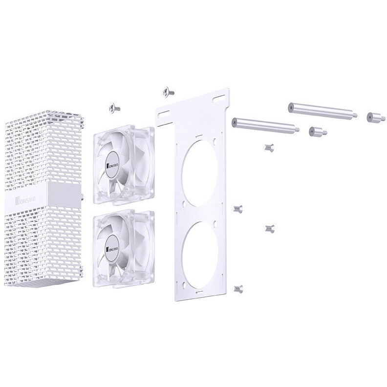 Радиатор для оперативной памяти Jonsbo NF-2 ARGB White - фото 2