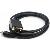 Кабель HDMI (M) - VGA (M), 1.8м, KS-IS KS-441L