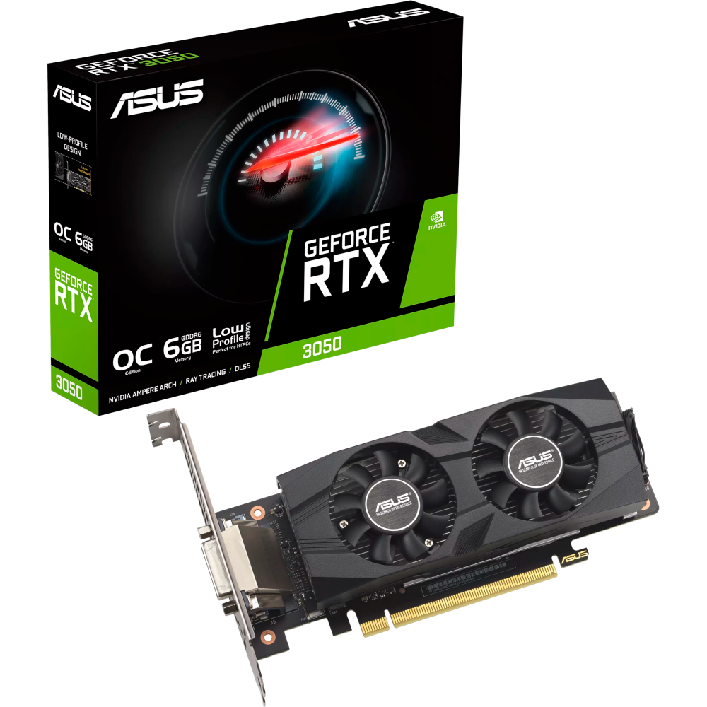 Видеокарта NVIDIA GeForce RTX 3050 ASUS LP BRK OC 6Gb (RTX3050-O6G-LP-BRK) - фото 6