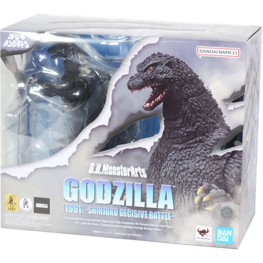 Фигурка Tamashii Nations S.H.MonsterArts Godzilla 1991 Shinjuku Decisive Battle - 4573102651471 - фото 2