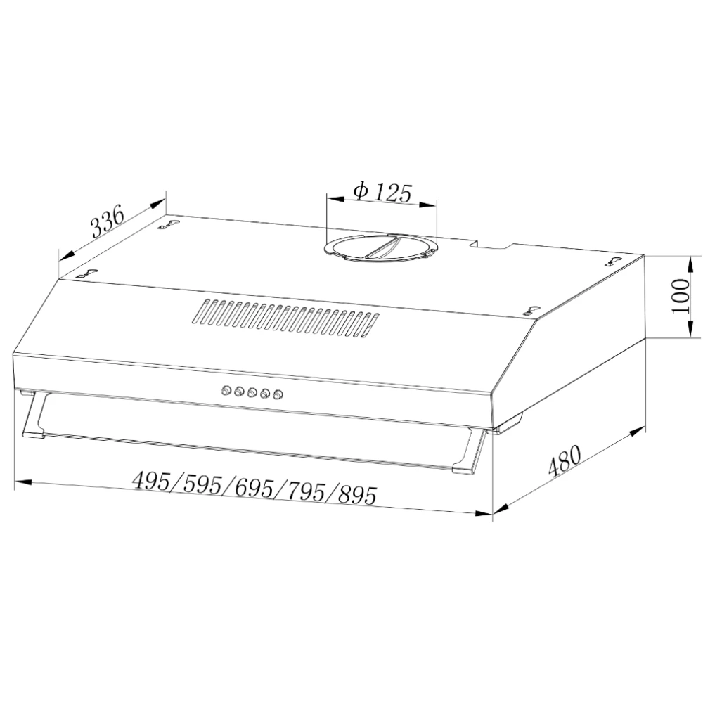 Вытяжка Elikor ECO BK 60 - 243066 - фото 2