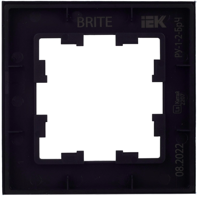 Рамка IEK BRITE BR-M12-G-K02 - фото 3