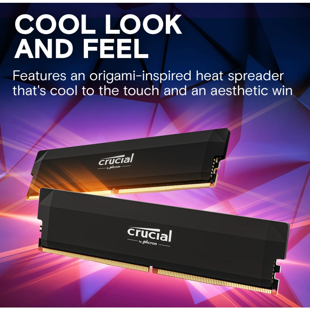 Оперативная память 32Gb DDR5 6000MHz Crucial (CP2K16G60C36U5B) (2x16Gb KIT) - фото 2