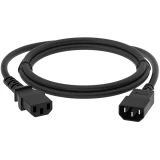 Кабель питания C13 - C14, 1м, Greenconnect GCR-54335