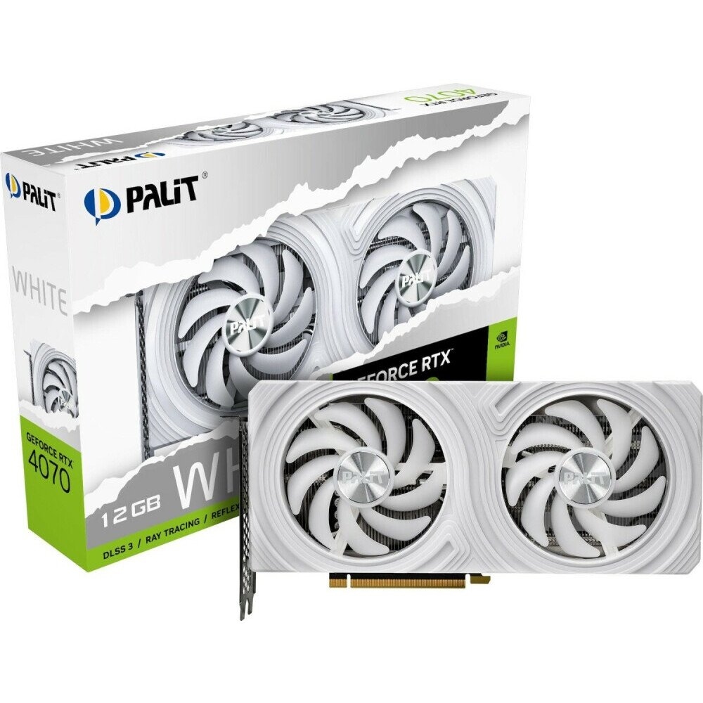 Видеокарта NVIDIA GeForce RTX 4070 Palit Dual White 12Gb (NED4070019K9-1047L) - фото 8