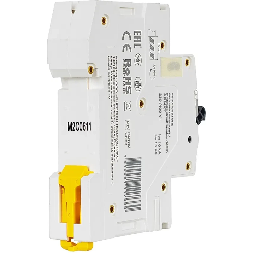 Автоматический выключатель IEK ARMAT AR-M10N-1-C006 - фото 2