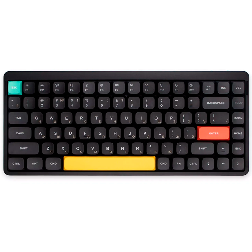 Клавиатура NuPhy AIR75v2 Wireless (Aloe Switch) RGB Basalt Black