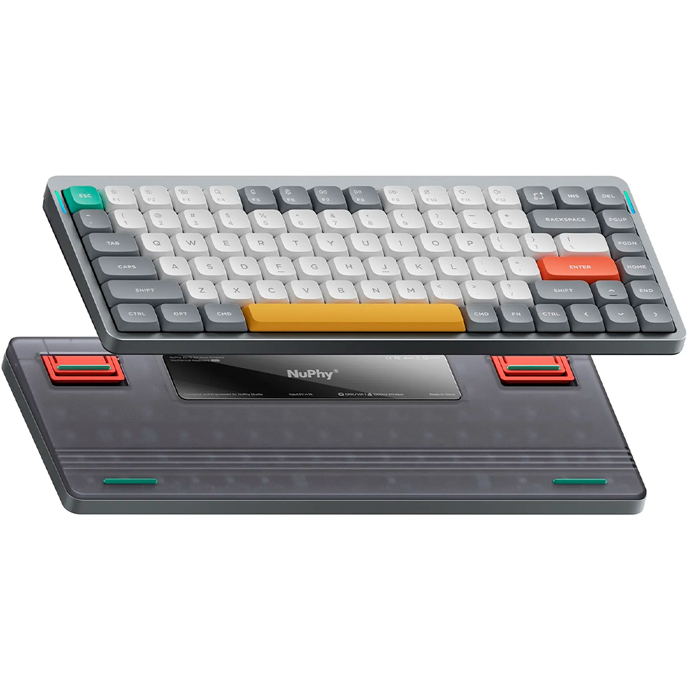Клавиатура NuPhy AIR75v2 Wireless (Aloe Switch) RGB Lunar Gray - AIR75v2-LG-21 - фото 3