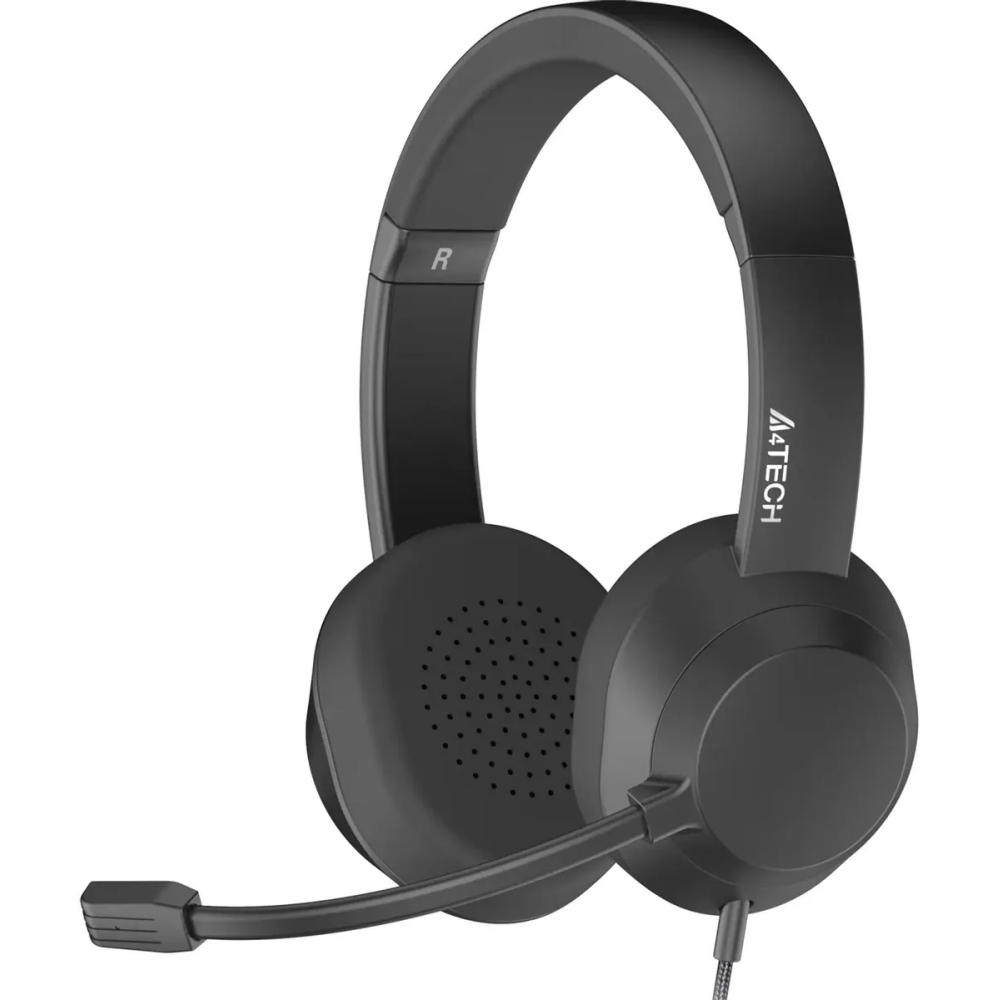 Гарнитура A4Tech Fstyler FH150U Black - FH150U BLACK	 - фото 4