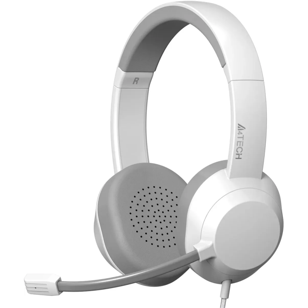 Гарнитура A4Tech Fstyler FH150U White/Grey - FH150U WHITE	 - фото 7