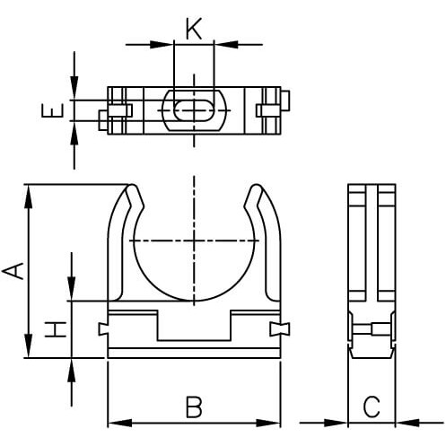 Держатель для трубы DKC 51016M - фото 3