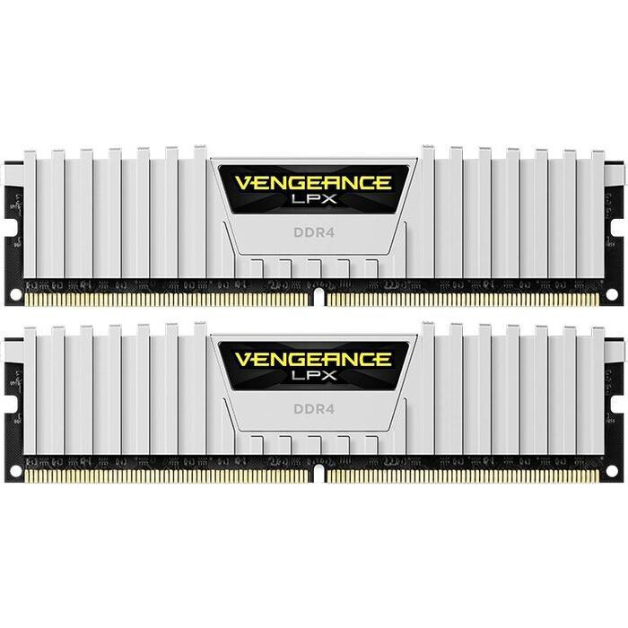 Ddr4 16gb 3200mhz cl16 kit (2x 8gb) corsair vengeance lpx xmp2. 0 1,4v bela (cmk16gx4m2e3200c16w) komponentko