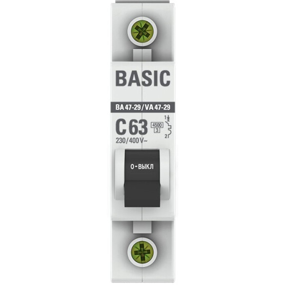 Автоматический выключатель EKF mcb4729-1-63C - фото 2