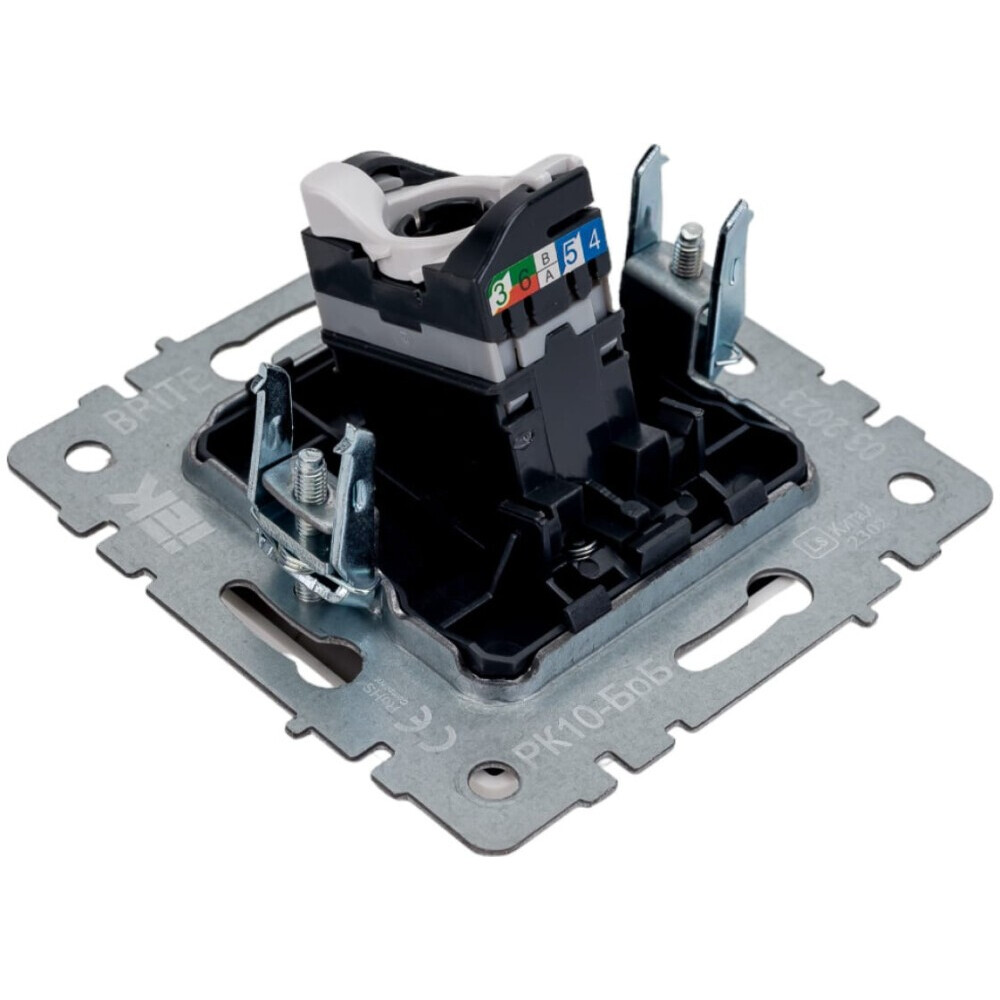 Розетка RJ-45 IEK BRITE BR-K10-1-K01 - фото 3