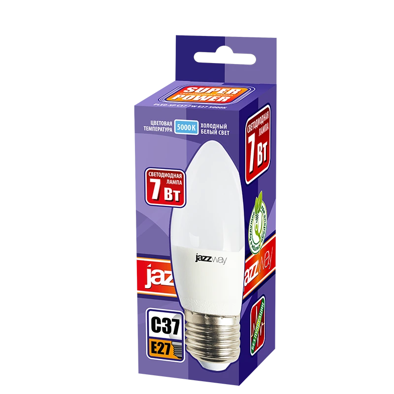 Светодиодная лампочка Jazzway 1027849-2 (7 Вт, E27) - фото 2