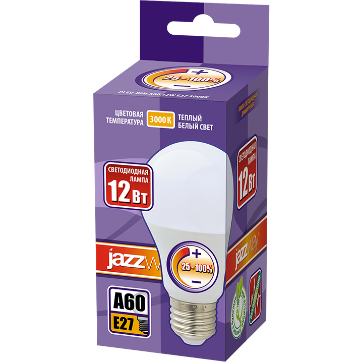 Светодиодная лампочка Jazzway 2855879 (12 Вт, E27) - фото 2