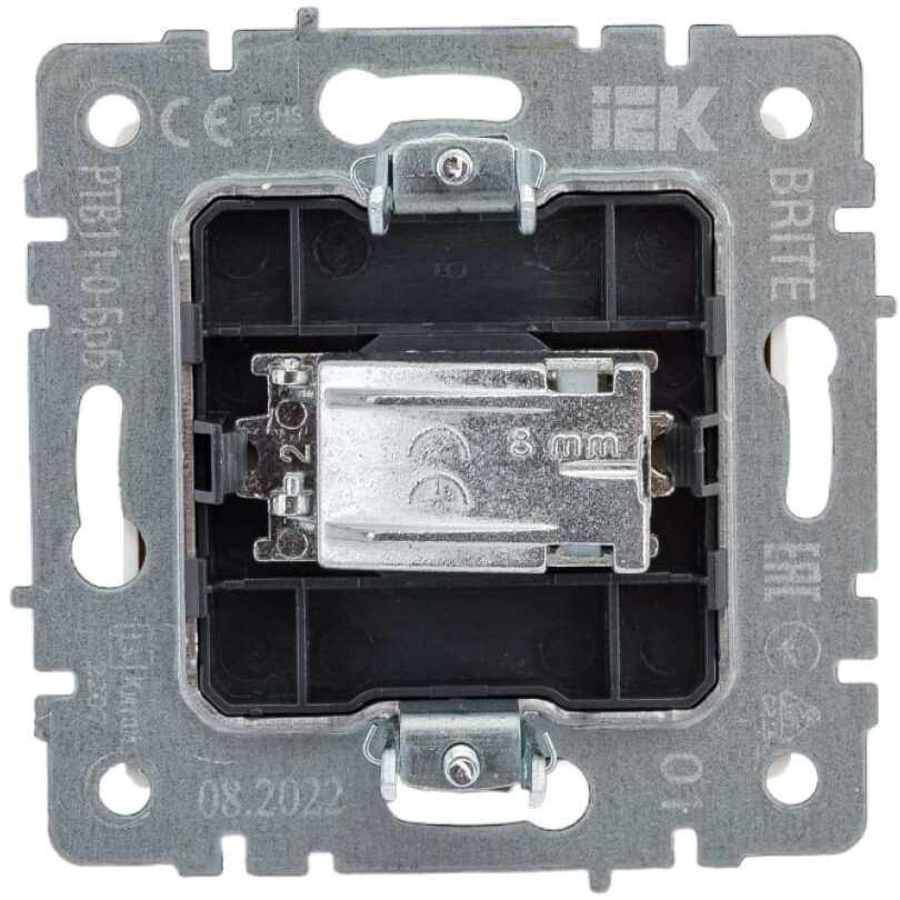 Розетка TV IEK BRITE BR-A10-O-K01 - фото 3