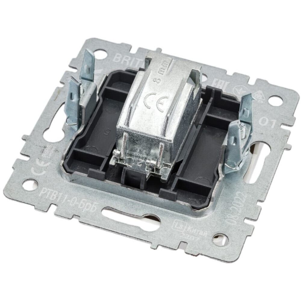 Розетка TV IEK BRITE BR-A10-O-K01 - фото 4