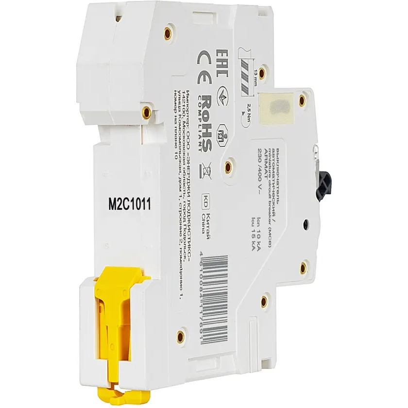 Автоматический выключатель IEK ARMAT AR-M10N-1-C010 - фото 2