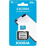 Карта памяти 64Gb MicroSD Kioxia Exceria + SD адаптер (LMEX1L064GG2)