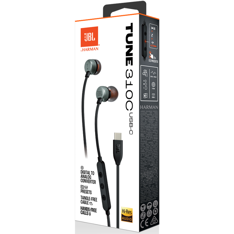 Гарнитура JBL Tune 310C USB-C Black - JBLT310CBLK - фото 9