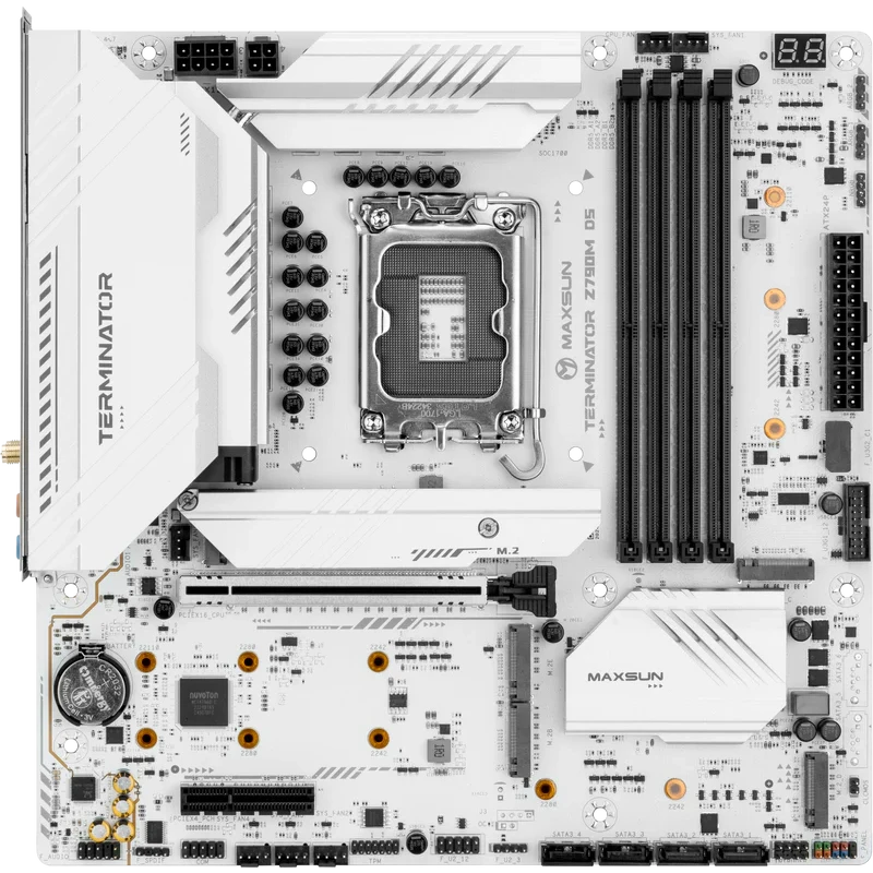 Материнская плата Maxsun Terminator Z790M D5 ICE - MS-TERMINATOR Z790M D5 ICE