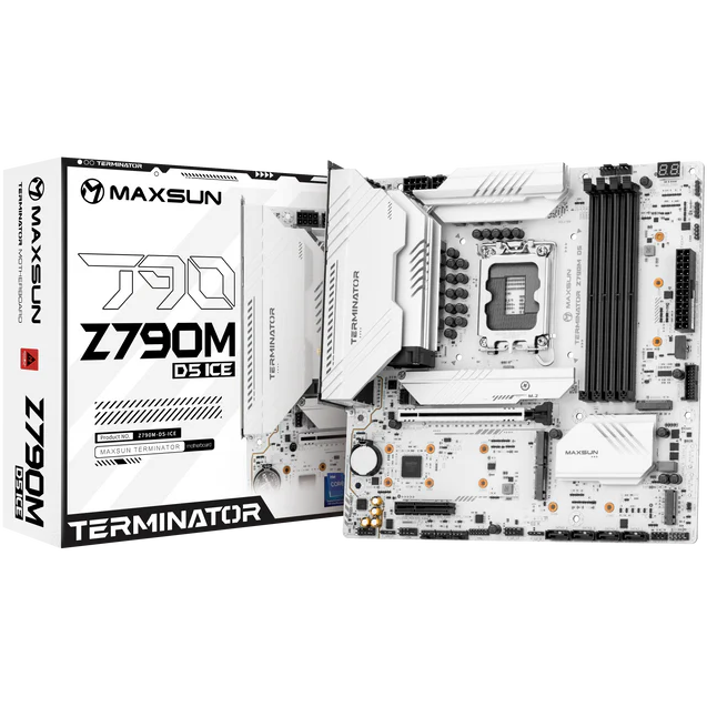 Материнская плата Maxsun Terminator Z790M D5 ICE - MS-TERMINATOR Z790M D5 ICE - фото 6