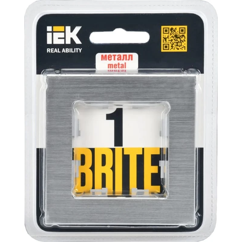Рамка IEK BRITE BR-M12-M-K47 - фото 2