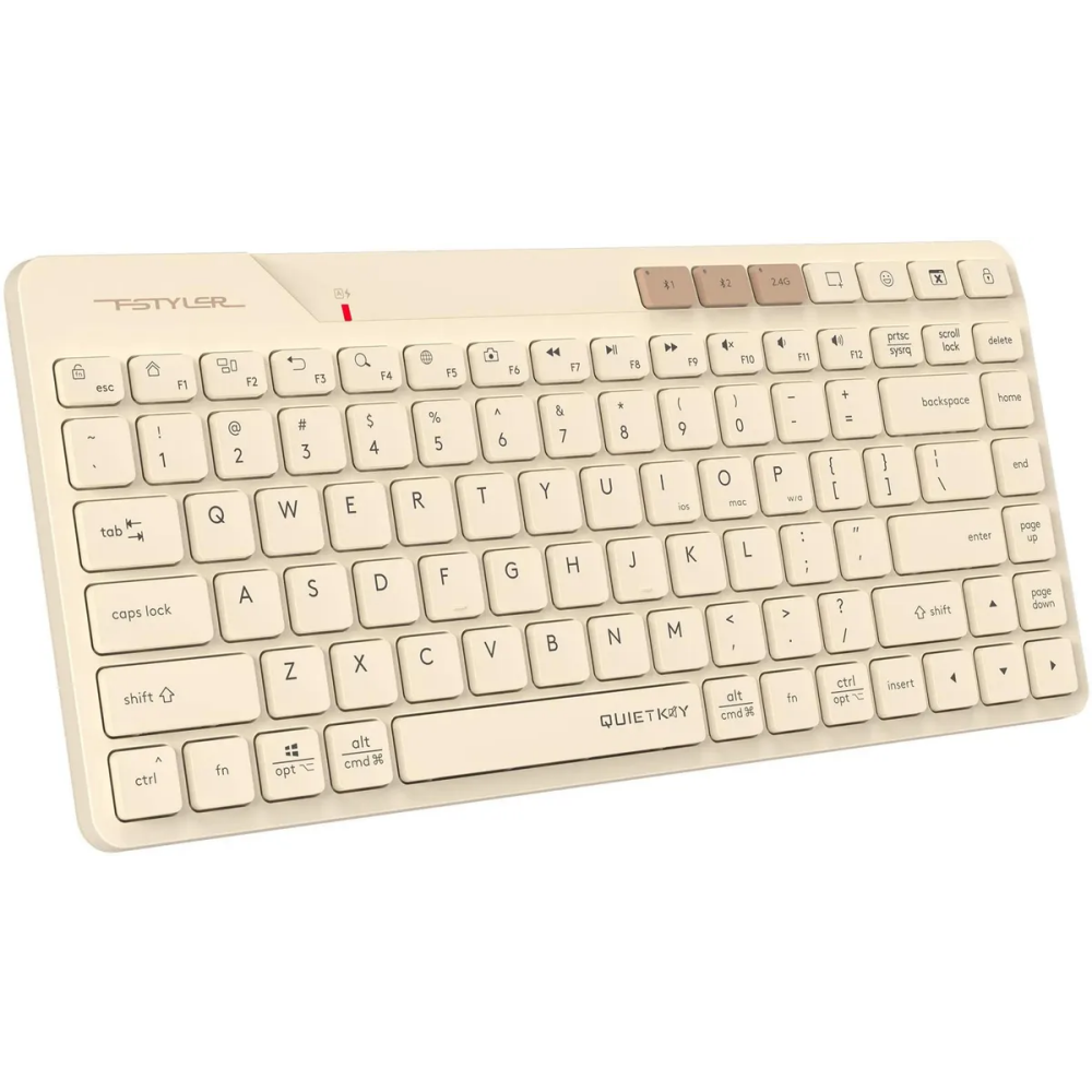 Клавиатура A4Tech Fstyler FBK26C AS Cafe Latte - фото 3