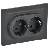 Электрическая розетка IEK BRITE BR-R24-16-K53-F