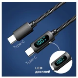 Кабель USB Type-C - USB Type-C, 1м, Rexant 18-7074