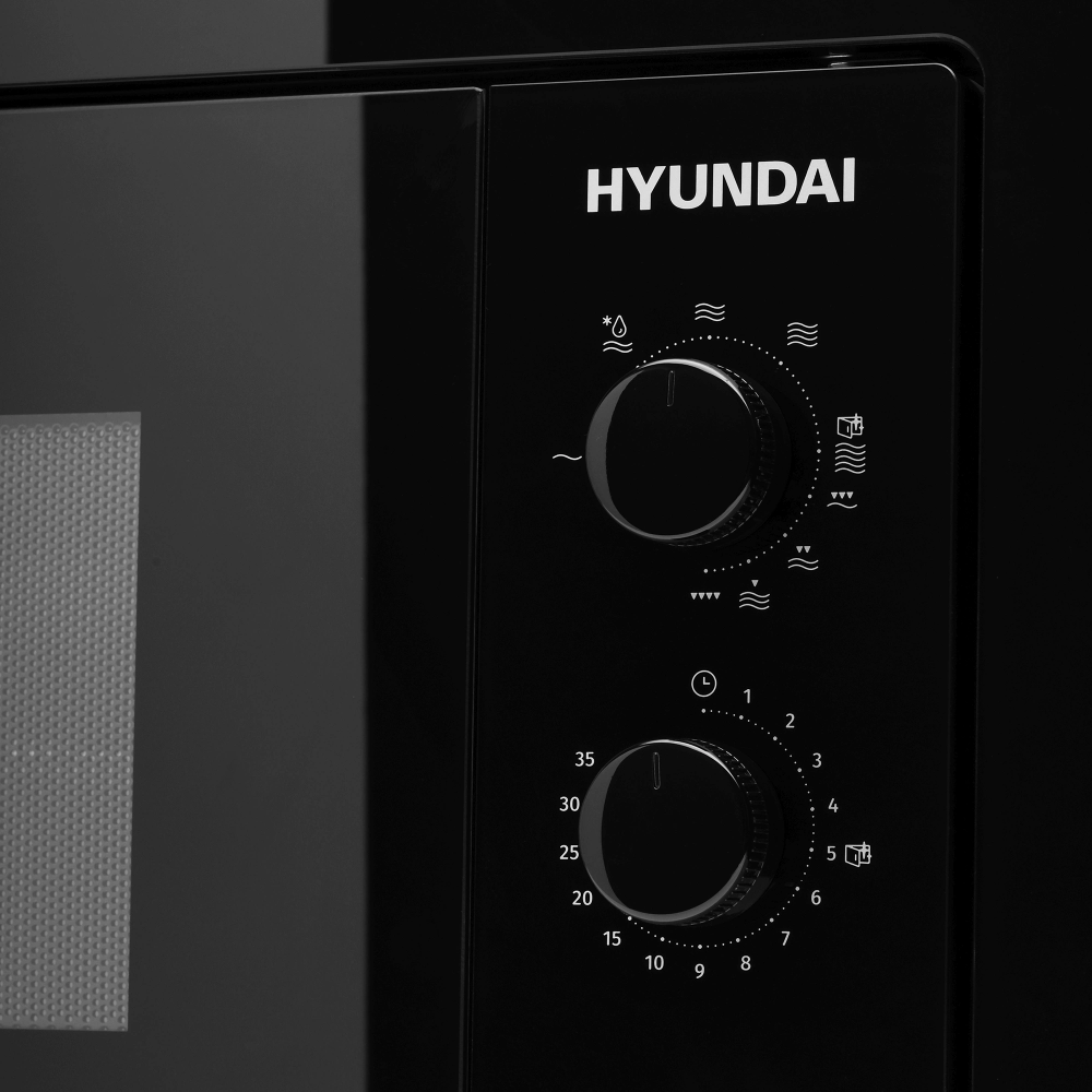 Встраиваемая микроволновая печь Hyundai HBW 2030 BG - фото 6